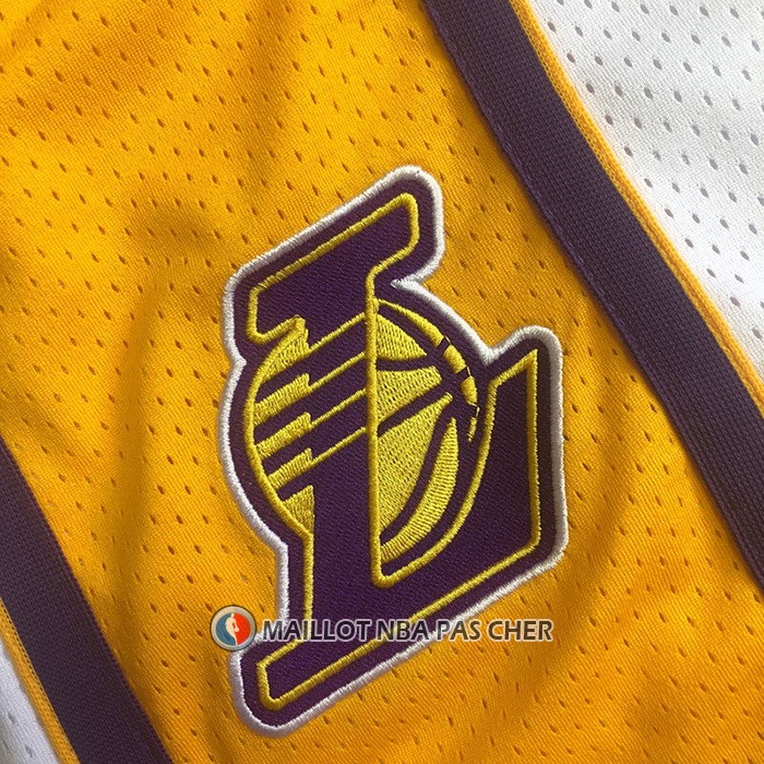 Short Los Angeles Lakers Mitchell & Ness 2009-10 Blanc